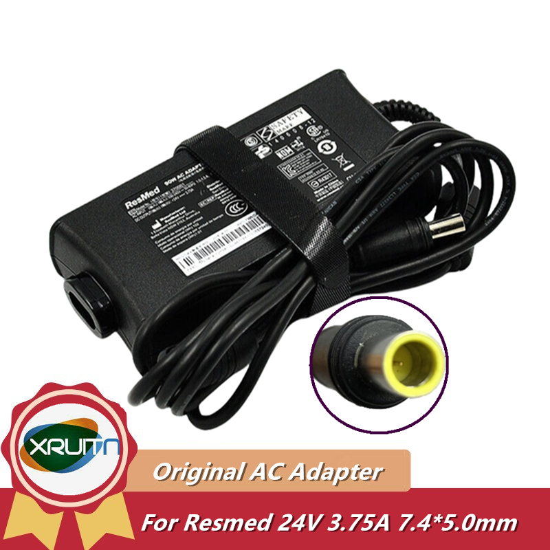 Original 24V 3.75A 90W AC Adapter Charger สําหรับ ResMed AIR SENSE S10 IP22 370001 370002 DA-90F24 DA90A24 R370-7232 R370-7407