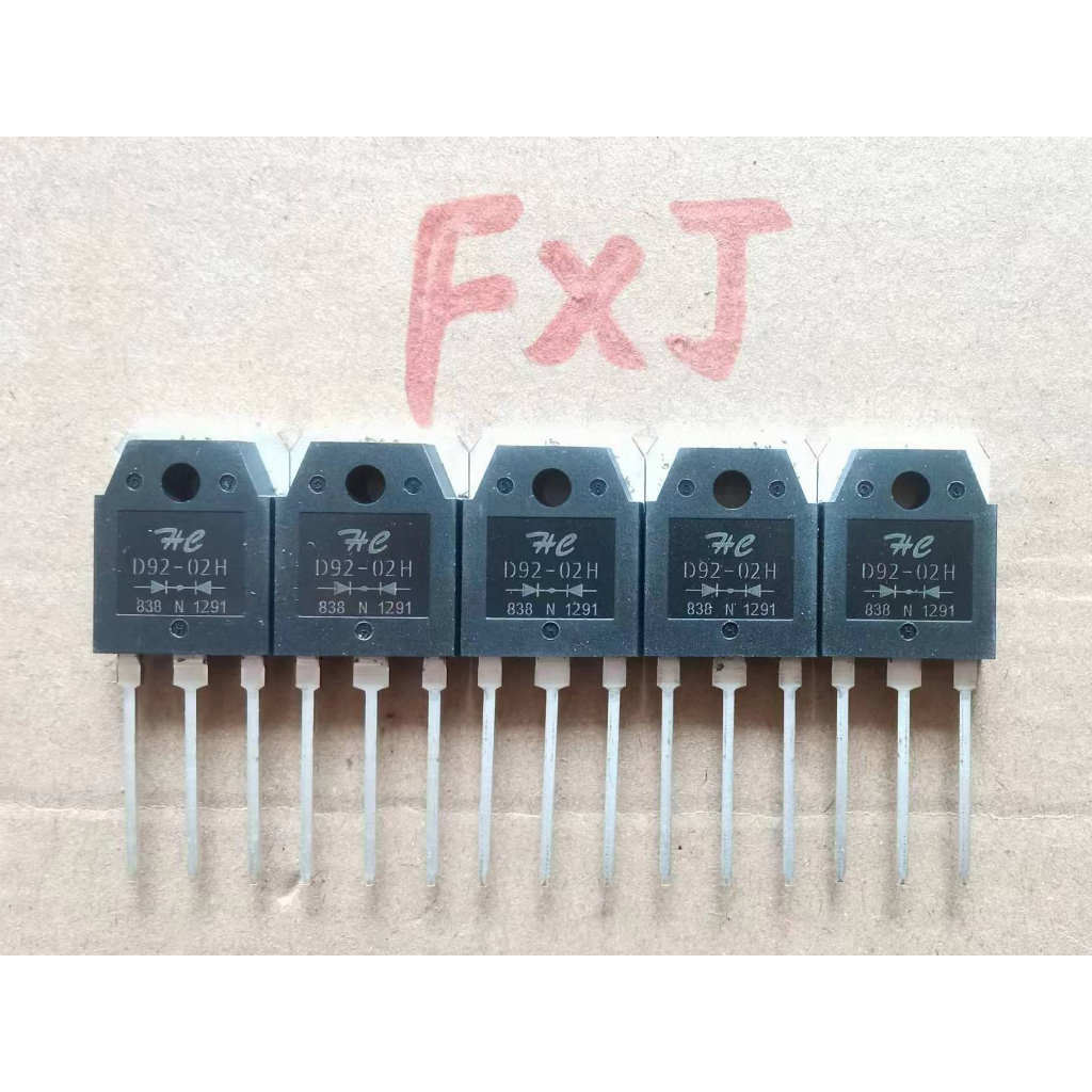 ((10 ชิ้น) D92-02H Quick Recovery Diode TO-247 20A 200V