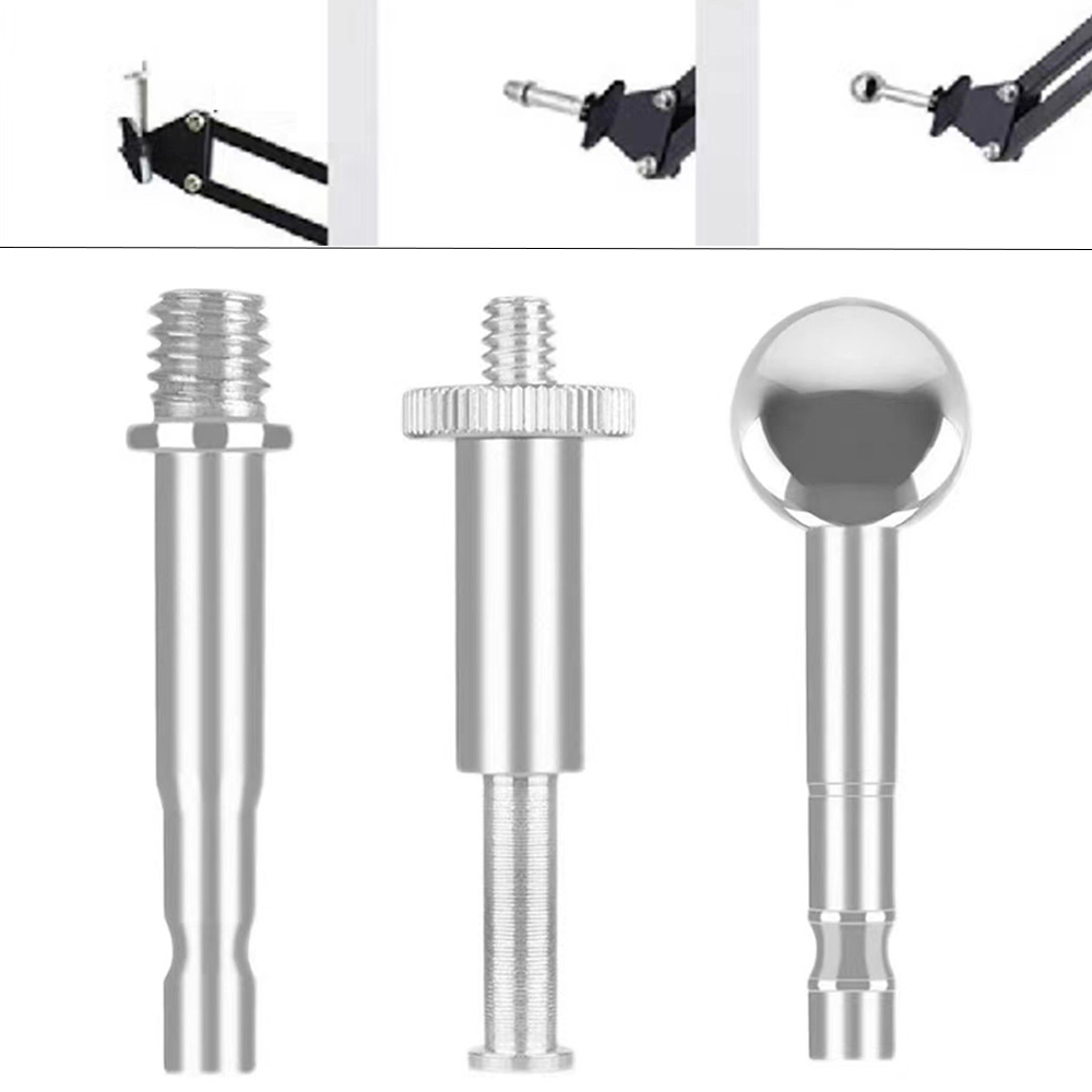 อะแดปเตอร์สกรูโลหะ 1/4 หัวบอล แบบเปลี่ยน สําหรับไมโครโฟน 3/8