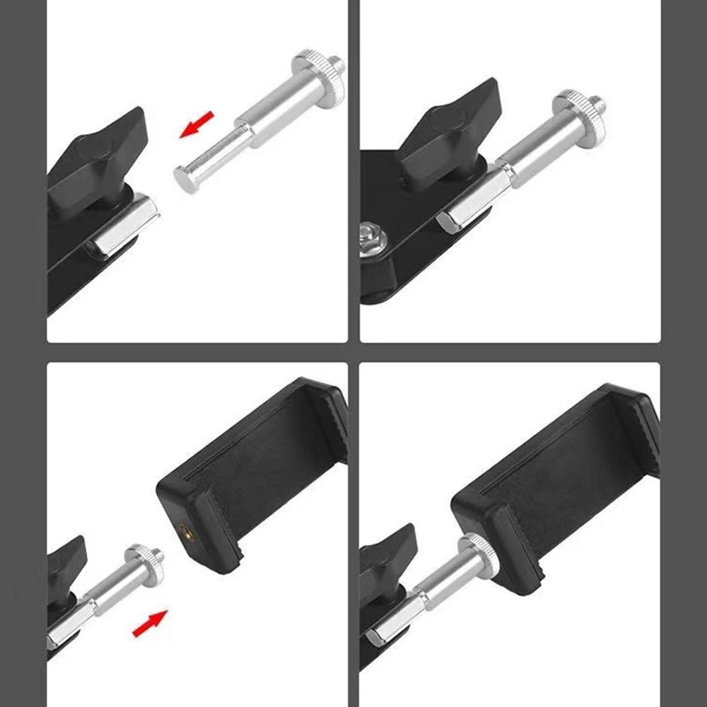 อะแดปเตอร์สกรูโลหะ 1/4 หัวบอล แบบเปลี่ยน สําหรับไมโครโฟน 3/8