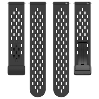 สายนาฬิกาข้อมือซิลิโคน ระบายอากาศ แบบเปลี่ยน สําหรับ Garmin Venu Sq / Sq 2 Music