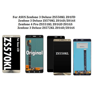 หน้าจอสัมผัส LCD พร้อมกรอบ สําหรับ Asus Zenfone 3 Deluxe ZS550KL Z01FD ZS551KL Z01GD Z01GF ZS570KL ZS572KL Z016D Z016S