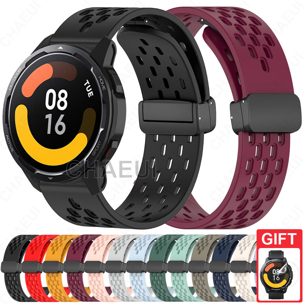 สายรัดซิลิโคนเปลี่ยนอุปกรณ์เสริมระบายอากาศสร้อยข้อมือวงสําหรับ Huawei Watch Fit 2 3 4 5 Pro / Huawei Watch Fit Special Edition