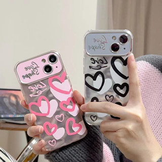 เคสโทรศัพท์มือถือ กันลื่น ลายหัวใจน่ารัก สําหรับ iPhone 15 Pro max 15 Pro 15 14Pro max 14Pro iPhone 14 iPhone13 Pro iPhone 13Pro max iPhone12 Pro 11