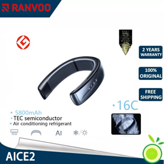 Ranvoo AICE2 พัดลมระบายความร้อน ขนาดเล็ก แบบพกพา ชาร์จ usb