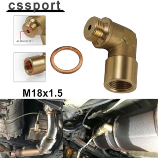 ชุดปลั๊กเชื่อมต่อท่อไอเสีย ทองเหลือง M18X1.5 P0420 P0430 90 องศา O2