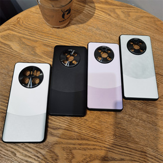 สําหรับ Huawei Honor Magic5 50 40 30 60 Pro+ เคส เรียบง่าย ธรรมดา หนัง เลนส์กล้อง เต็มรูปแบบ เคสป้องกัน ธุรกิจ