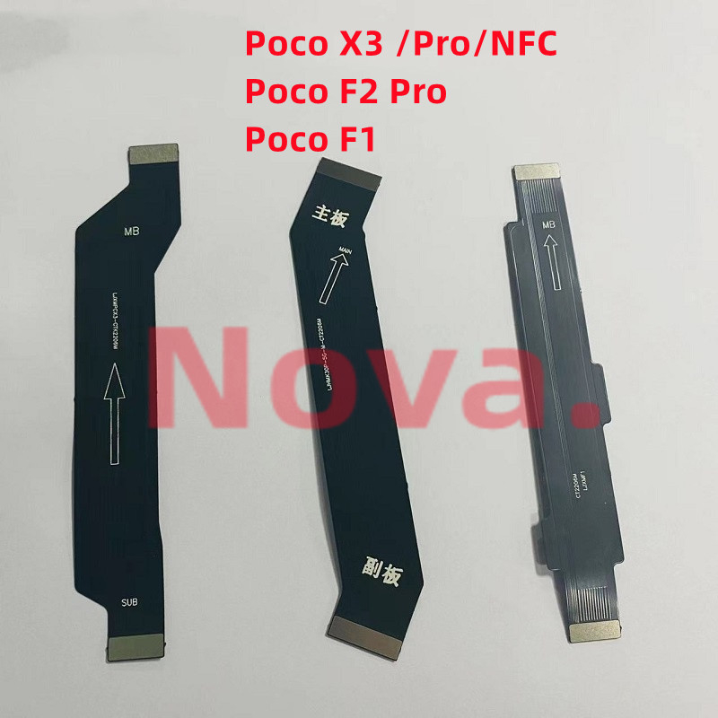 เมนบอร์ดเชื่อมต่อหน้าจอ LCD สําหรับ Xiaomi POCO X3 Pro NFC POCOPHONE F1 Mi Mix 3 Mix3