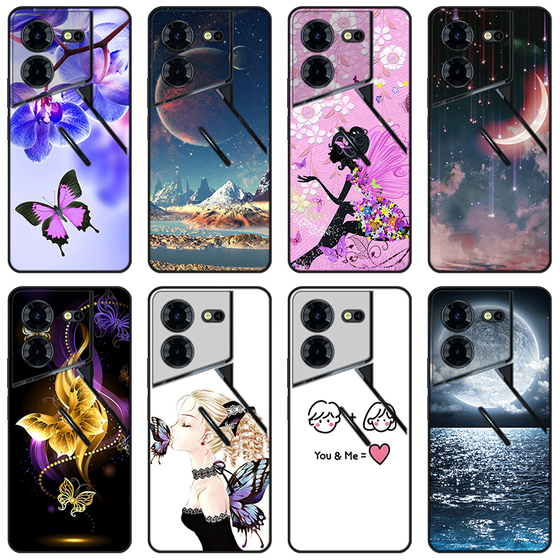 เคสโทรศัพท์ซิลิโคน TPU แบบนิ่ม สําหรับ Tecno pova 5 Pro 5G Tecno pova5Pro