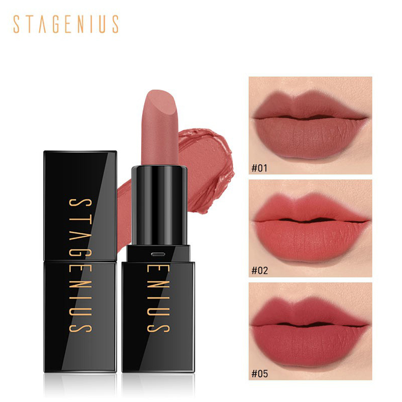 Stagenius Soulmatte ลิปสติก เนื้อแมตต์ กันน้ำ สี #4