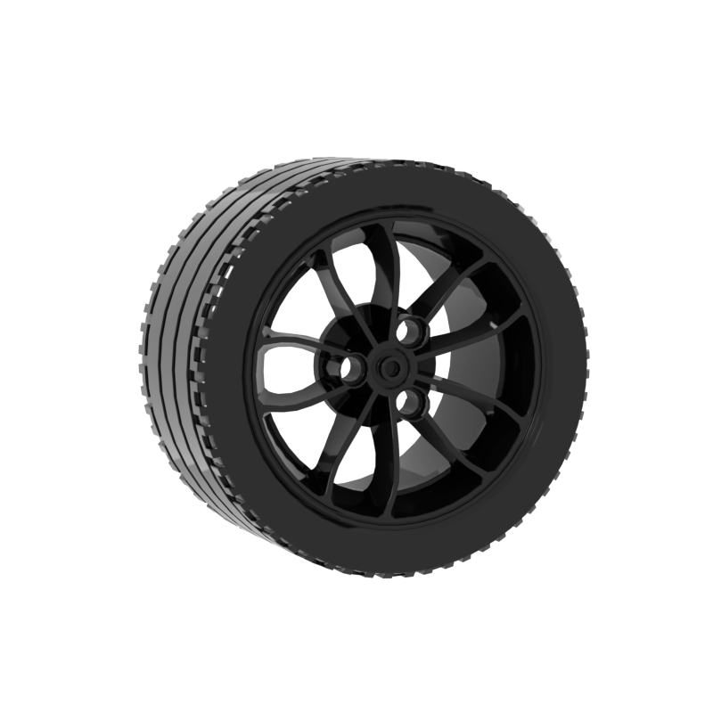 บล็อคตัวต่อยางล้อรถออฟโร้ด ของเล่น ของที่ระลึก สําหรับเด็กผู้ชาย ผู้หญิง 23799 23800 56908 45982 61480