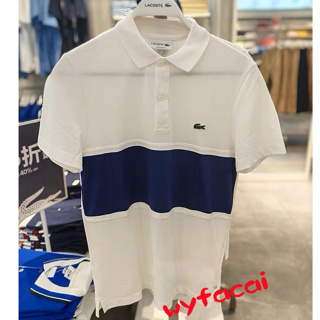 เสื้อโปโลผู้ชาย POLO เสื้อเชิ้ตแขนสั้น Lacoste เสื้อโปโล สําหรับผู้ชาย