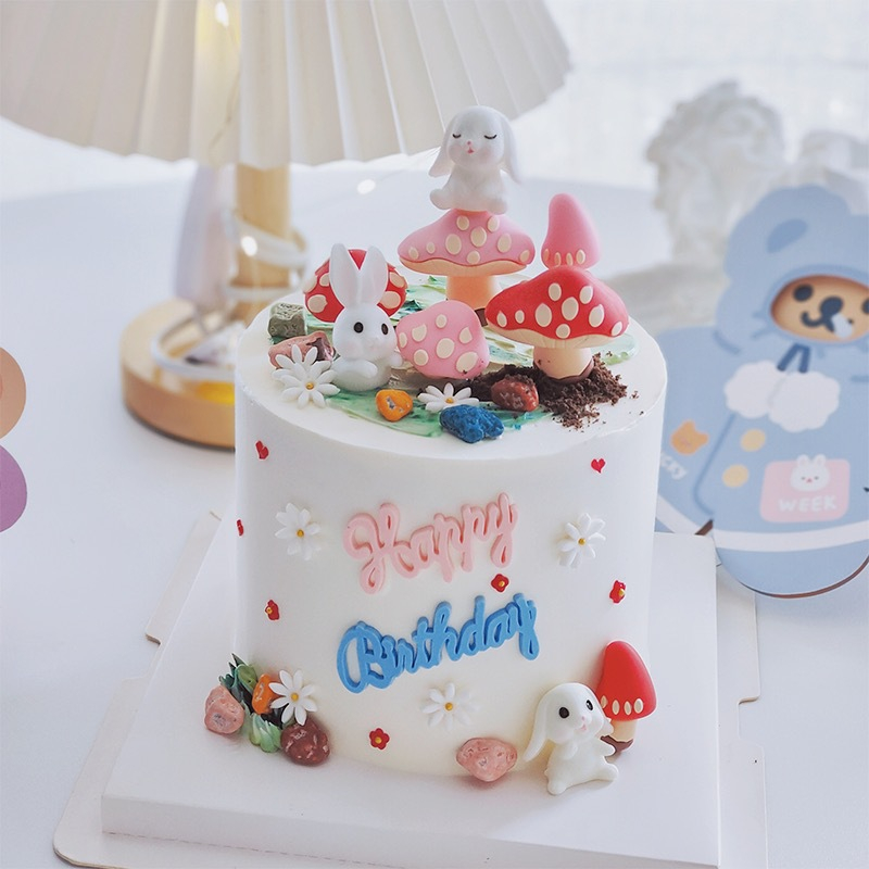 ป้าย Happy Birthday สําหรับตกแต่งเค้กวันเกิดเด็ก