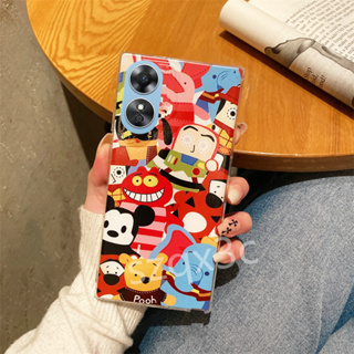 ใหม่ พร้อมส่ง เคสป้องกันโทรศัพท์มือถือ TPU แบบนิ่ม ลายการ์ตูนสัตว์ สําหรับ OPPO A38 A58 A78 A98 Reno10 Pro+ Reno 10 8 Pro 8T 8Z 5G 4G A58 2023