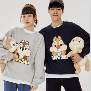 เสื้อกันหนาว พิมพ์ลาย Disney Chip n Dale สไตล์ฤดูใบไม้ร่วง สําหรับผู้ชาย และผู้หญิง 2023