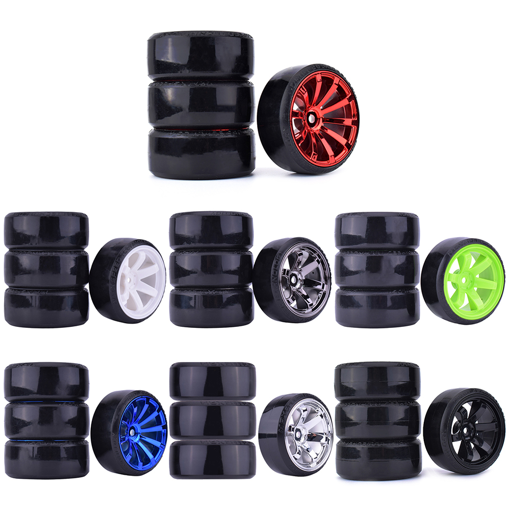 ล้อยางดริฟท์ แบบแข็ง หกเหลี่ยม 12 มม. สําหรับรถบังคับ HPI HSP 1:10 AUSTARHOBBY 1/10 4 ชิ้น – โปรปัง