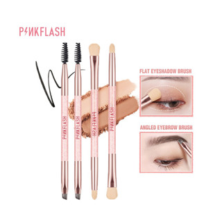 PINKFLASH Multi-use Duo Eyebrow Brush แปรงอายแชโดว์ เครื่องมือแต่งหน้าระดับมืออาชีพ