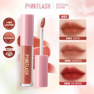 Pinkflash OhMyKiss ลิปสติก เนื้อแมตต์ เพิ่มความชุ่มชื้น ติดทนนาน