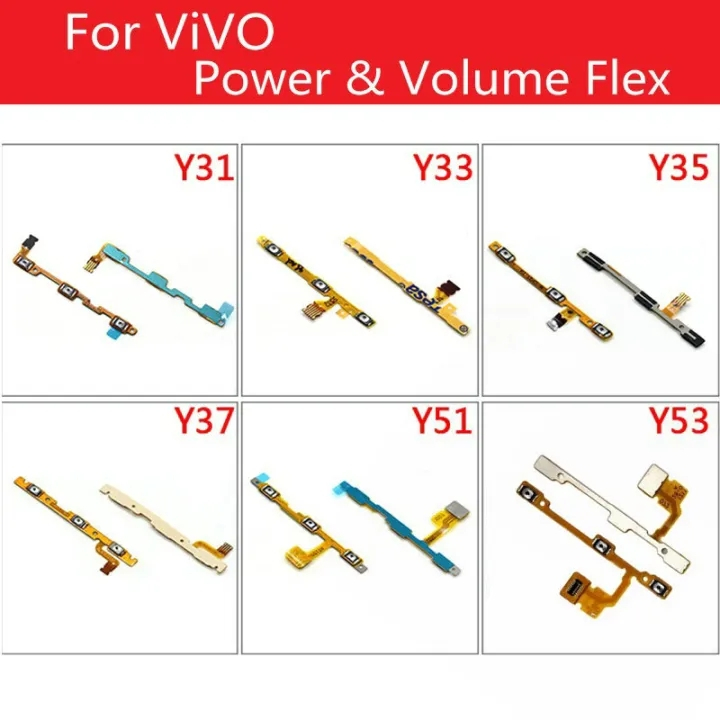 สายแพปุ่มกดเปิด ปิด ด้านข้าง สําหรับ Vivo Y31 Y33 Y35 5G Y37 Y51 Y53 A L