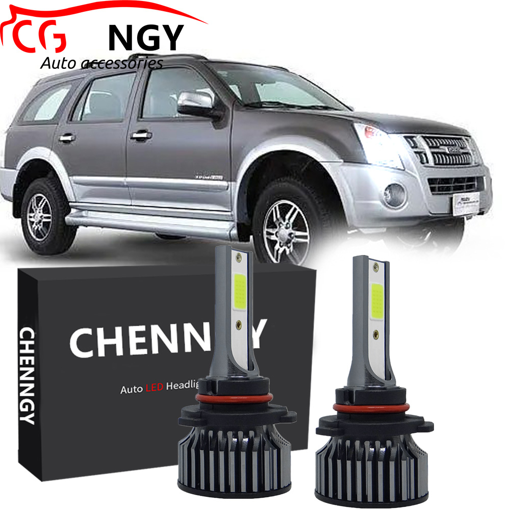 สําหรับ Isuzu Alterra 2007 - 2010 (โคมไฟหัวรถ) - (1 คู่) P1 LED ไฟหน้าหลอดไฟ 6000K 12-32V ชุดแปลง High Low Beam LHL CG LY