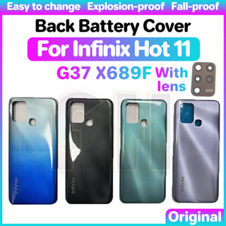 ฝาครอบแบตเตอรี่ด้านหลัง สําหรับ infinix hot 11 G37 x689F