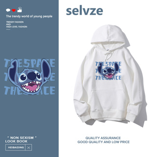 Selvze (พร้อมส่งจากกรุงเทพ มาใน 3 วัน)Printed Hoodie, แฟชั่นน่ารักการ์ตูนพิมพ์แขนยาว เสื้อฮู้ดบาง T0558