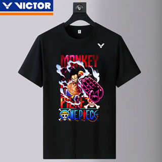 Victor 2023 ใหม่ เสื้อยืดแบดมินตัน ขายดี ชุดแบดมินตัน แขนสั้น ฤดูร้อน สําหรับผู้ชาย และผู้หญิง เสื้อแข่งแบดมินตัน แห้งเร็ว เสื้อวิคเตอร์