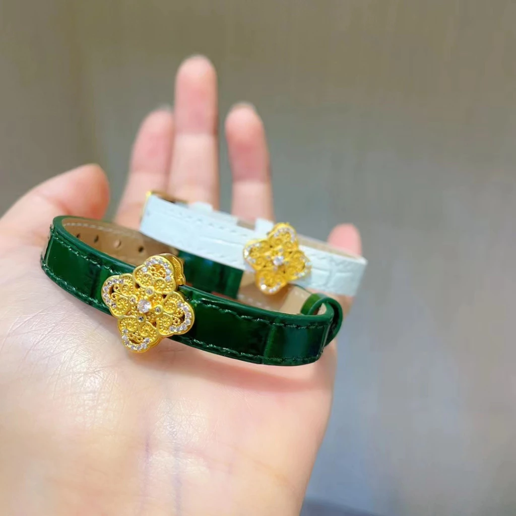 สร้อยข้อมือเชือกหนังแฮนด์เมด สำหรับผู้ชายและผู้หญิง thumbnail 10