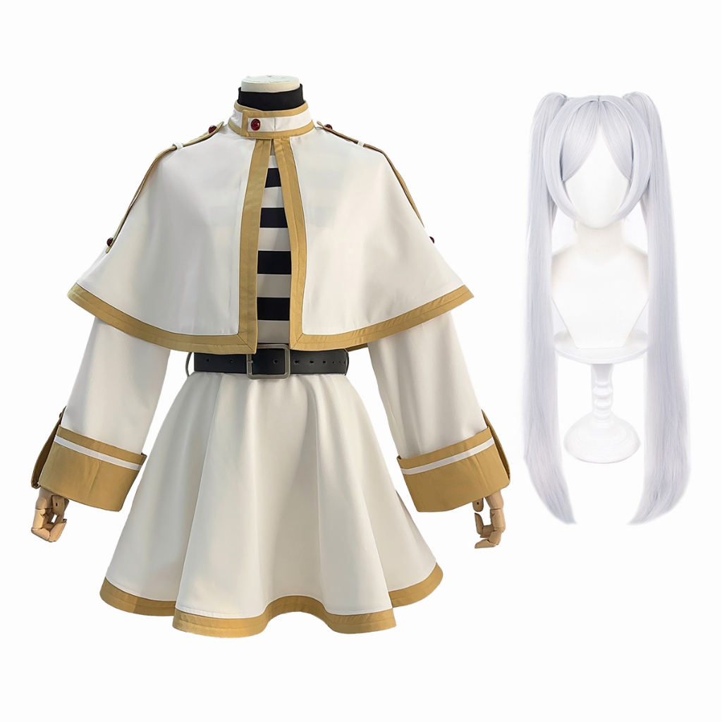 Holoun ชุดคอสเพลย์ ชุดยูนิฟอร์ม มังงะ Frieren at the Funeral Cosplay สําหรับปาร์ตี้ฮาโลวีน