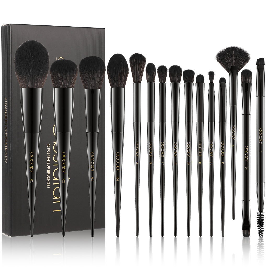 Docolor ชุดแปรงแต่งหน้า 15 ชิ้น