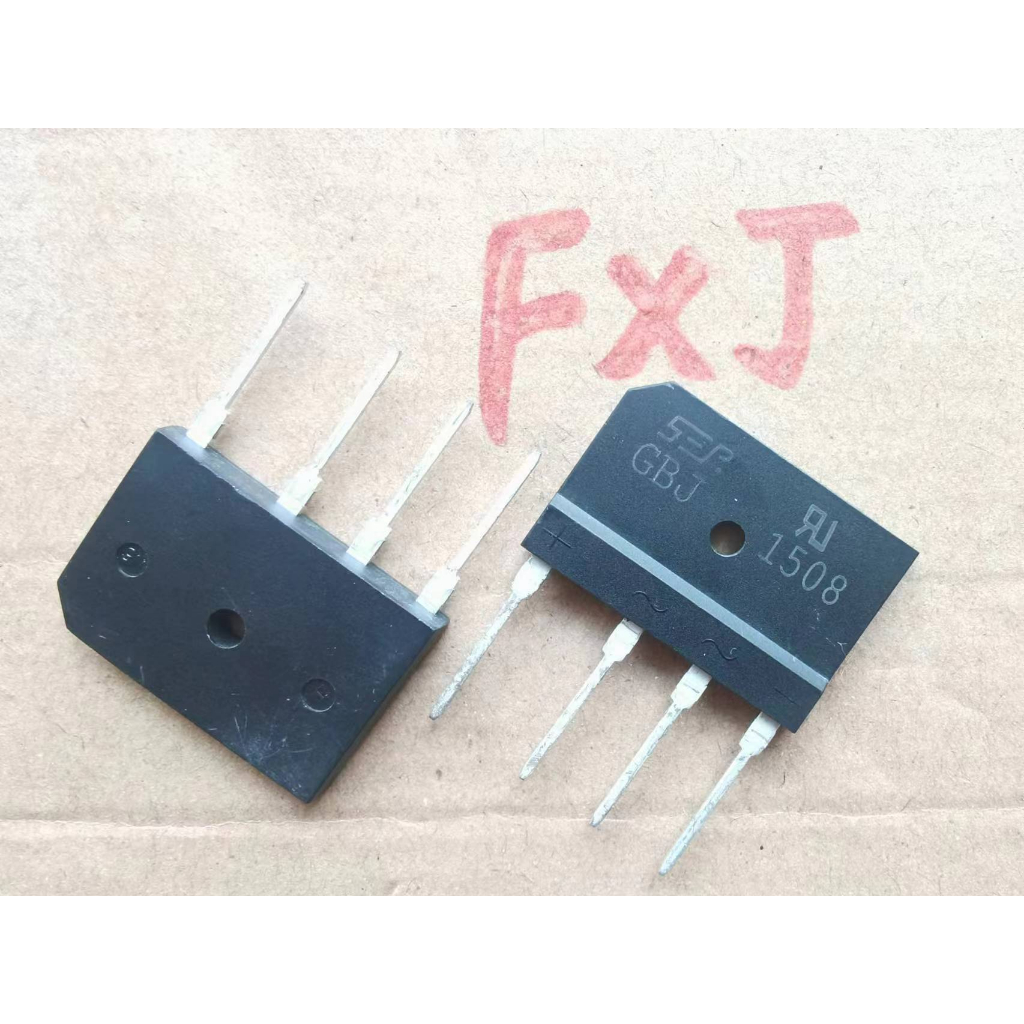 ((5 ชิ้น) สะพานเรียงกระแส สะพานแบน GBJ1010 GBJ1508 GBJ1510 GBJ3510 เตาแม่เหล็กไฟฟ้า Rectifier