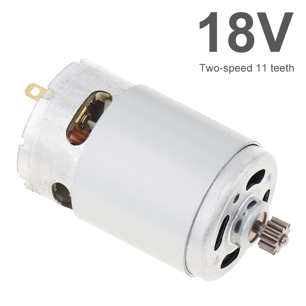 มอเตอร์ DC ความเร็วสูง RS550 18V 23000 RPM พร้อมกล่องเกียร์แรงบิดสูง 11 ซี่ สําหรับสว่านชาร์จ ไขควง