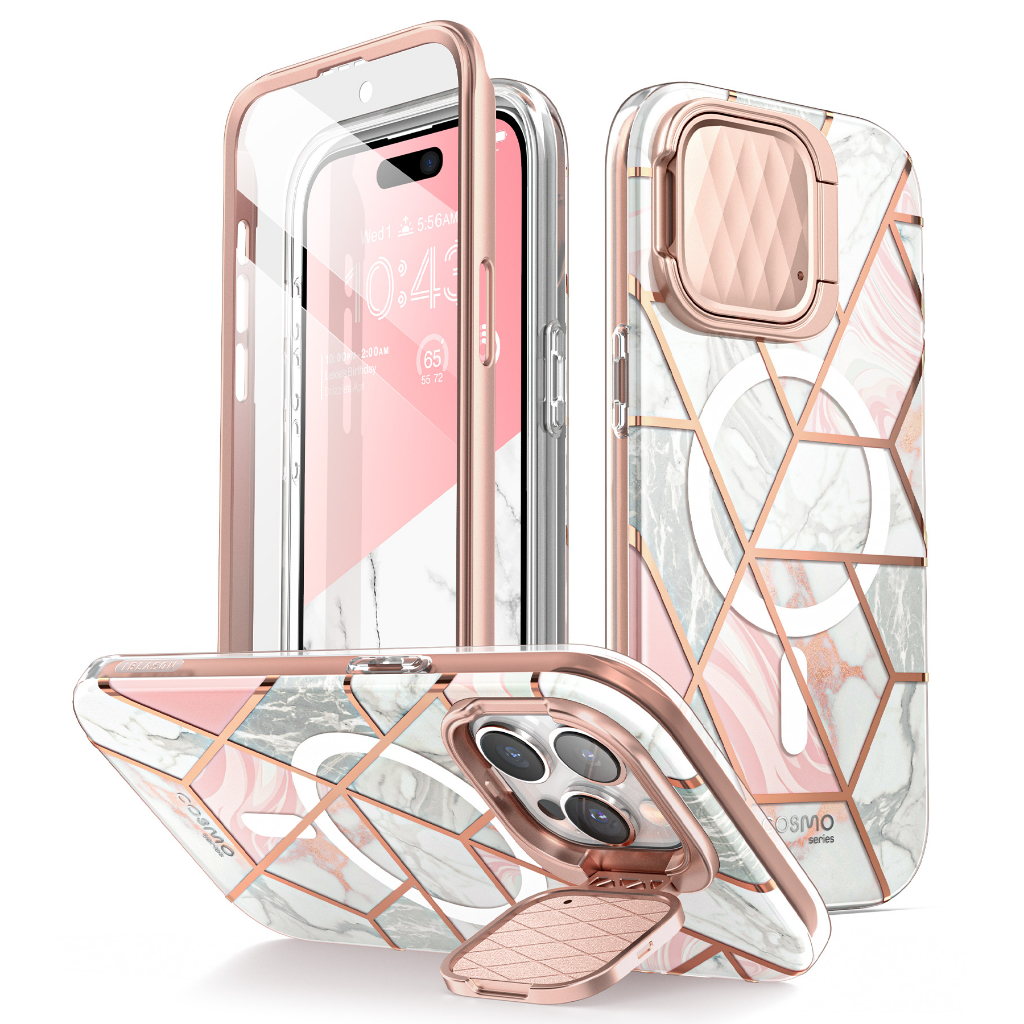 I-blason Cosmo Mag สําหรับ iPhone 15/iPhone 15 Pro/iPhone 15 Pro Max กรณีฝาครอบกล้องขาตั้งเข้ากันได้