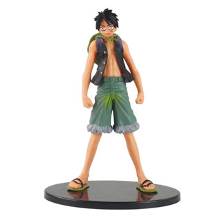 โมเดลฟิกเกอร์ PVC อนิเมะ One Piece Monkey D Luffy Straw Hat Luffy ขนาด 18 ซม. ของเล่นสําหรับเด็ก