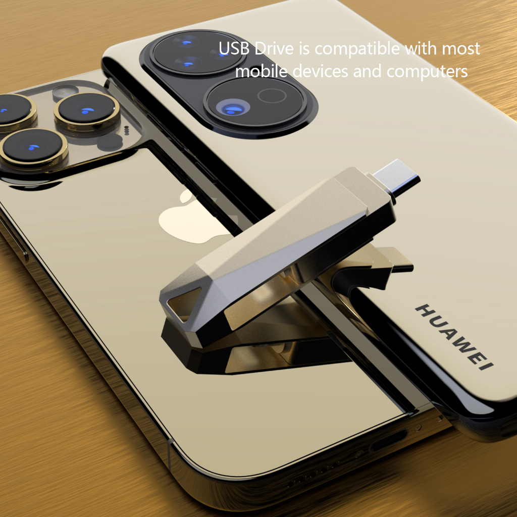 3 in 1 อะแดปเตอร์แฟลชไดรฟ์ USB C-type Ixpand Flip/Ixpand OTG USB สําหรับ iPhone Pendrive แล็ปท็อป