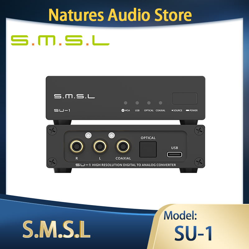 SMSL SU-1 ตัวถอดรหัสเดสก์ท็อป AK4493S SU1 MQA DAC XMOS-XU316 รองรับ DSD512
