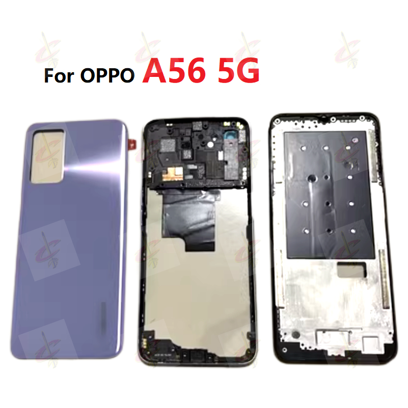 บอดี้ Body ฝาหลัง เคสกลาง กรอบหน้าจอ LCD สําหรับ OPPO A56 5G PFVM10