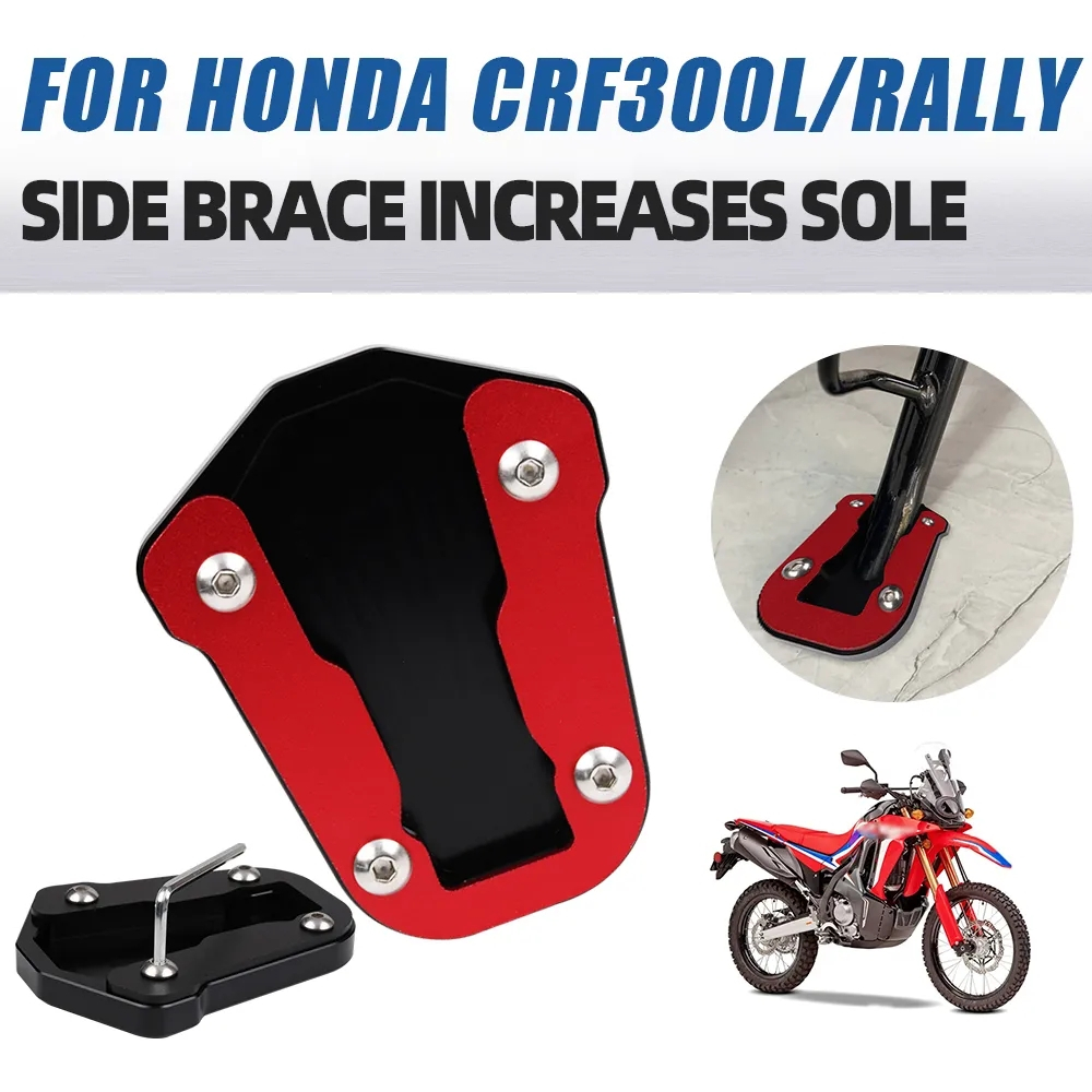สําหรับHonda CRF300L CRF 300 L CRF300 Rally 2021 2022 2023 อุปกรณ์เสริมรถจักรยานยนต์Kickstandขาตั้งข