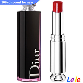 【SUVI】Dior740 Lipstick Black Tube Varnish Lip Gloss Maple Red Moisturizing Color 1.4g ลิปสติก ลิปกลอส เคลือบเงา สีดํา สีแดงเมเปิ้ล ให้ความชุ่มชื้น 1.4 กรัม
