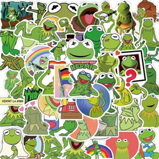 【50 ชิ้น】kermit The Frog สติกเกอร์ Pvc ลายการ์ตูนน่ารัก กันน้ํา สําหรับติดตกแต่งแล็ปท็อป โทรศัพท์ กระเป๋าเดินทาง