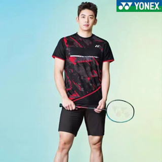 Yonex เสื้อกีฬาแบดมินตัน แห้งเร็ว สําหรับผู้ชาย และผู้หญิง