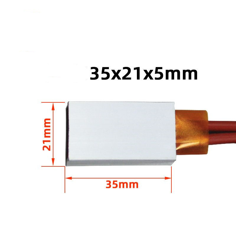 แผ่นทําความร้อนเซรามิค PTC อุณหภูมิคงที่ 12V~220V 35x21 มม.