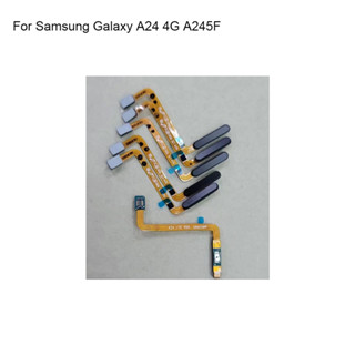 เครื่องสแกนลายนิ้วมือ สายเคเบิลริบบิ้นยืดหยุ่น สําหรับ Samsung Galaxy A24 4G A245F