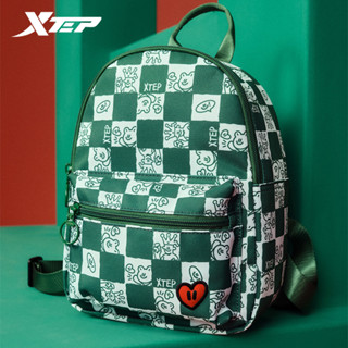 Xtep กระเป๋าเป้สะพายหลัง ผ้าสิ่งทอ พิมพ์ลาย AGAHO Loint Brand สไตล์สปอร์ต แฟชั่นสําหรับผู้หญิง