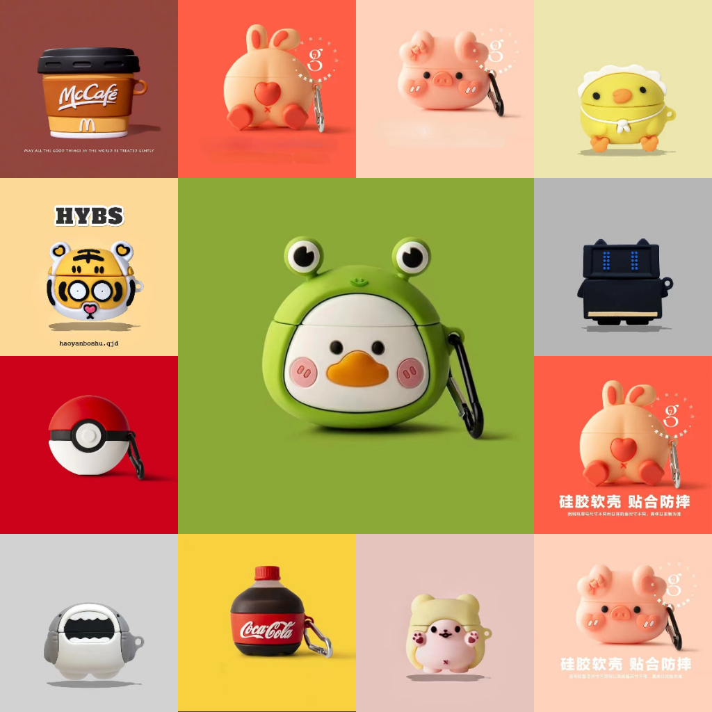 นําไปใช้กับ Baseus Wm02 เคส Case เคสหูฟัง ลายการ์ตูนคุโลมิน่ารัก สําหรับ