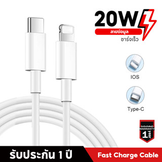 【รับประกัน 1 ปี】 ที่ชาร์จและสายเคเบิล type-c ที่ชาร์จเร็วสำหรับ USB-C (20W)