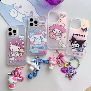 เคสโทรศัพท์มือถือ ลายการ์ตูน Sanrio Hello Kitty Melody รวมทุกอย่าง สําหรับ iPhone15 14 13 11 12 Pro MAX