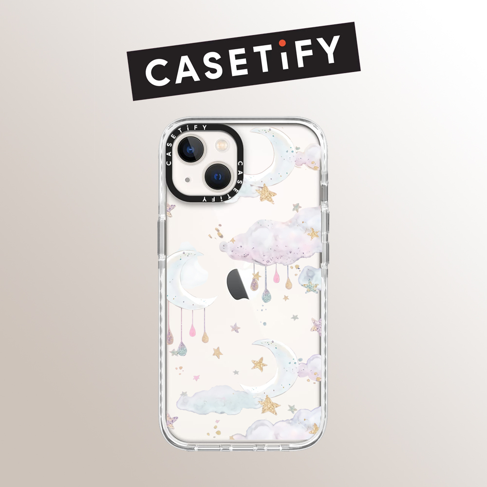 Casetify เนบิวลาสีขาว iPhone 15 15pro 15promax 14promax 13promax เคสโทรศัพท์ป้องกันการตก 7Plus 7+ เคสซิลิโคน Cloud Moon soft case 12promax ไม่ลื่น iPhone 11 case สีขาว