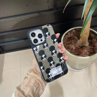Alice + olivia CT Specular surface Magnetic Case cover เข้ากันได้กับ iphone12 13 14 15 16 17 plus promax เคสป้องกัน
