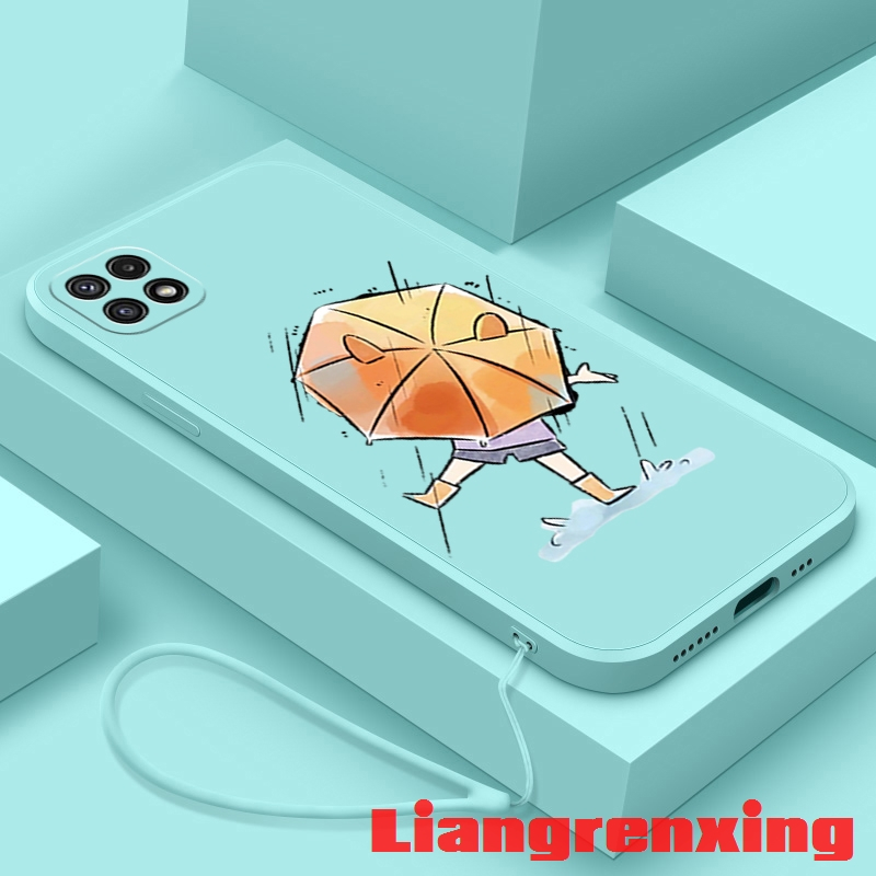 เคสโทรศัพท์มือถือ ซิลิโคนนิ่ม กันกระแทก ลายการ์ตูนน่ารัก สําหรับ samsung a22 5g samsung a22 4g YTHSYC01